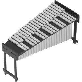 Mini Marimba، مادة الراتنج، مظهر لامع، ملمس لامع، نمط لطيف، آلة موسيقية مصغرة، مع صنعة متقنة، لتزيين الطاولة هدية موسيقى L in Kuwait