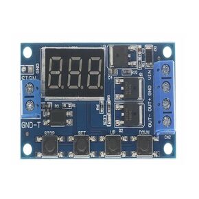 DC 12V 24V LED Digital Time Delay Relay Trigger Cycle Timer Switch Circuit Board in Saudi Arabia
