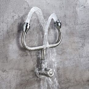 Simple Eye Wash Station, Wall-Mounted Emergency Eyewash, with Dust Cover, for Factory, Laboratory in Kuwait