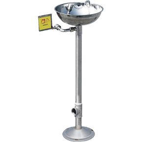 Emergency Spray Eyewash Double Nozzle Vertical Eye Wash Station, Safe Cleaning Equipment for Power Station Chemical in Kuwait