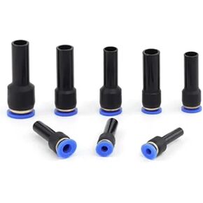 5 قطعة تركيبات هوائية دفع في خرطوم الحد موصل 6 8 10 12 مللي متر الإفراج السريع تركيب الهواء المخفض الملحقات (12-10) in Kuwait