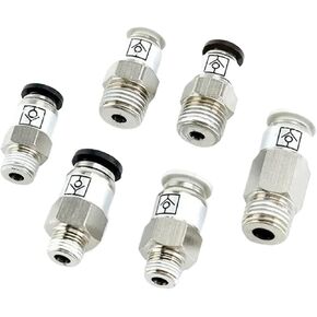AKH Pneumatic Check Valve One-way Exhaust Straight-through SPC8-02 VPC8-01 Thread 1/8 1/4 3/8 1Pcs(SPC602) in Saudi Arabia