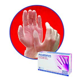 أدينا فينيل PF، شفاف، أملس - كبير (100) in Kuwait