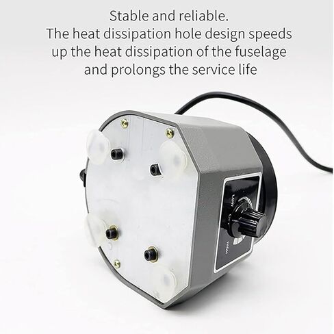 Dental Lab Vibrator, 4" Round Dentist Equipment with Equipped Four Legs Base, Stable and Reliable, Adjustable Speed & Low Noise Level, Quiet, and Highly Durable for Dental and Sculpture Use in Saudi Arabia