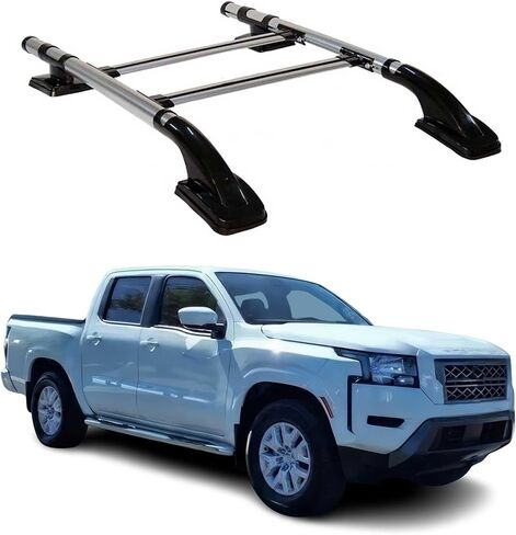 OMAC Aluminium Roof Rack Side Rails for Nissan NV200 2013-2021 Black 2X Alu in Saudi Arabia