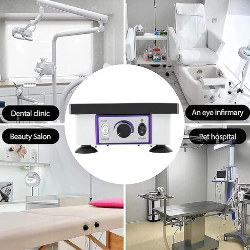 Small Square Quartet Vibrator, 120W Dental Gypsum Mixing Machine, Powerful Lab Vibrator Equipment with High/Low Control Speed Function, for Laboratories and Dental Clinics in Saudi Arabia