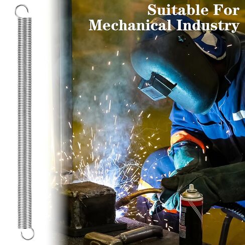 4 PCS Extension Spring, 3/8" × 6-1/2" Extension Springs with Hook Ends, 0.047 Inch Screen Door Spring for Machinery Repair Industrial in Saudi Arabia