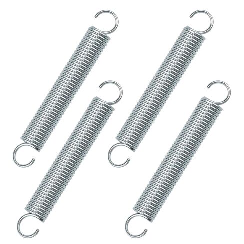 9603 Gate Springs, 0.035 GA x 1/4 in. x 1-7/8 in., Single Loop Open, Nickel-Plated Finish, Spring Steel Construction, 4-Pack in Kuwait