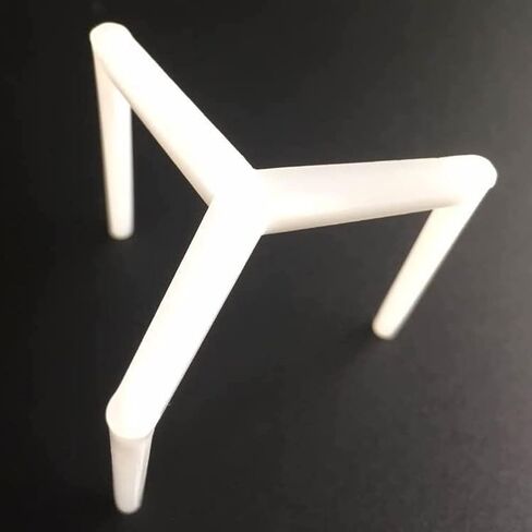 100 Pieces Pizza Stand Pizza Saver Tabletop Pizza Saver Plastic Pizza Stands Pizza Box Stack Pizza Saver Stand Pizza Boxes Stands Plastic Tripod Stack, White in Saudi Arabia
