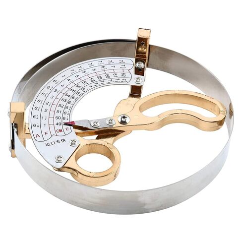 19-62 سنتيمتر الفولاذ المقاوم للصدأ قبعة الفرجار مقص نوع البوصلة غطاء حجم أداة قياس حاكم قبعة الفرجار دليل تشغيل كأس حاكم in Kuwait