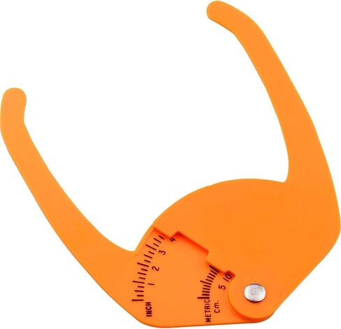 فرجار شجرة بلاستيكي من موردي الغابات - أداة قياس قطر الشجرة متينة بحجم الجيب، 0-7 بوصة / 0-15 سم مقياس مزدوج للغابات وزراعة التشجير والمناظر الطبيعية in Kuwait