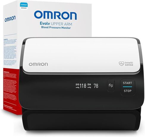 OMRON EVOLV Bluetooth اللاسلكية مراقبة ضغط الدم أعلى الذراع - صحة سريريًا. in Kuwait