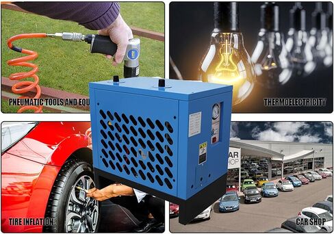 15C مجفف تبريد ضاغط الهواء نظام تجفيف الهواء المبرد 70 CFM سعة التدفق 15HP ضواغط الهواء 220 فولت in Kuwait