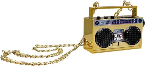 Portable Mini Bluetooth Wireless Speaker Retro Wearable Boombox, 27 Inch Necklace, FM Radio, On Board Buttons, Dual 6W Peek Power Micro Speakers, Long Lasting Battery in Kuwait