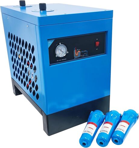 10C مجفف تبريد ضاغط الهواء نظام تجفيف الهواء المبرد 35 CFM سعة التدفق 10HP ضواغط الهواء 220 فولت in Kuwait