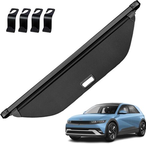 AUXKO Retractable Cargo Cover for Hyundai Tucson 2025-2022, Trunk Cover Luggage Security Shade Cover for 2025 2024 2023 Hyundai Tucson Shielding Shade Anti-Peeping Luggage Privacy Screen, Carbon Fiber in Kuwait