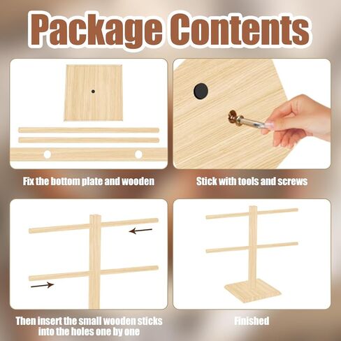 Oktoberfest Pretzel Holder Stand with Arms Hanging - Bamboo Pretzel & Sausage Hanger Display Rack for Beer Mugs, Decor, Party Serving Supplies in Kuwait