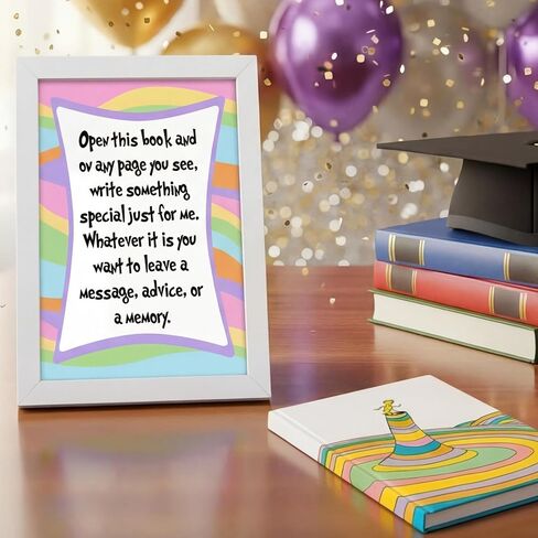 2 Pcs Graduation Party Table Sign Graduation Candy Buffet Sign Decorations Colorful Grad Table Decor White Wooden Picture Frame Inspirational Gifts Class of 2026 Grad Party Gifts in Kuwait