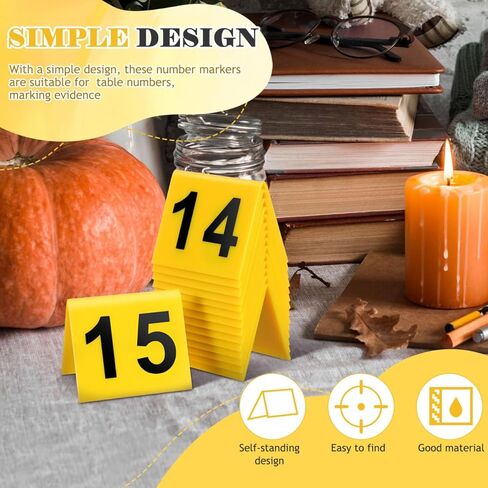 15pcs Evidence Markers: Crime Scene Markers Crime Scene Accessories Mystery Decorations for Kids Adults Detective Clue Game Halloween Props in Saudi Arabia