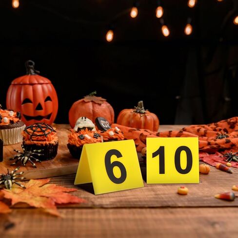 15pcs Evidence Markers: Crime Scene Markers Crime Scene Accessories Mystery Decorations for Kids Adults Detective Clue Game Halloween Props in Saudi Arabia