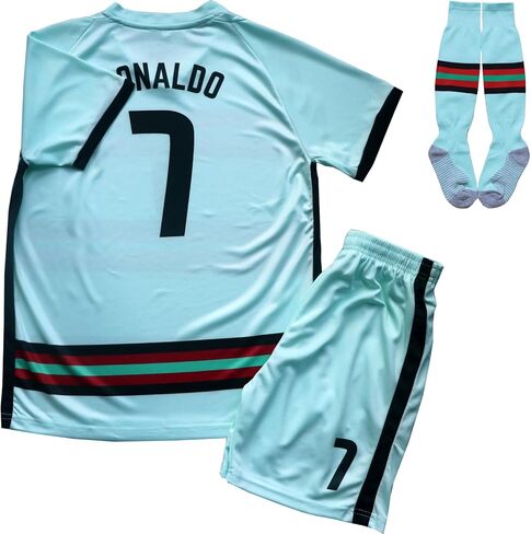 طقم جيرسي/شورت/جوارب لكرة القدم للأطفال من LeenBD #7، مقاسات شبابية in Kuwait