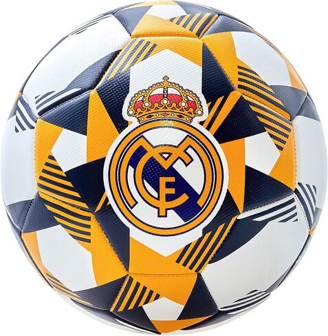 Icon Sports Officially Licensed Real Madrid CF Soccer Ball - RM90BL White Size 5 in Saudi Arabia