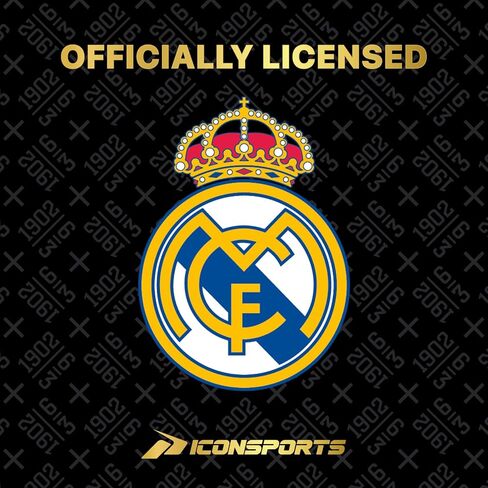 Icon Sports Officially Licensed Real Madrid CF Soccer Ball - RM90BL White Size 5 in Saudi Arabia