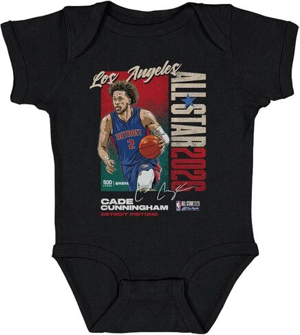 500 LEVEL Cade Cunningham Detroit Pistons 2026 NBA All-Star Vertical One-Piece Infant Bodysuit in Saudi Arabia