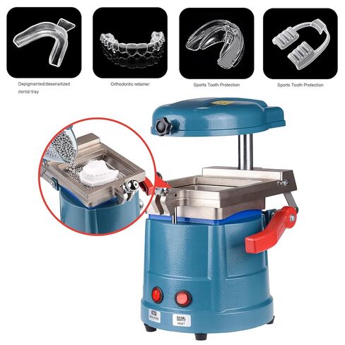 USA Laboratory 1000W Vacuum Forming Machine,Heat Molding Former Heavy-Duty Thermoforming Molding Machine with Symmetrical Heating System with Steel Balls in Kuwait