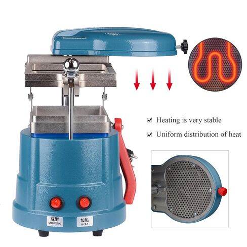 USA Laboratory 1000W Vacuum Forming Machine,Heat Molding Former Heavy-Duty Thermoforming Molding Machine with Symmetrical Heating System with Steel Balls in Kuwait