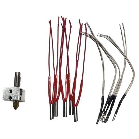 Heating Tube 3D Printer Accessories Cartridge Heater Temperature Resistance Nozzle Module Parts Compatible with Printer Supplies FLSUN QQS Pro in Saudi Arabia
