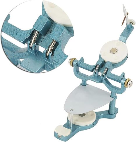 TsoLay مفصل مغناطيسي للأسنان قابل للتعديل، أدوات مختبرية مفصلية، معدات قابلة للتعديل مع مفك براغي، مفصل كبير الحجم من النوع C، لنموذج جص طقم الأسنان in Kuwait