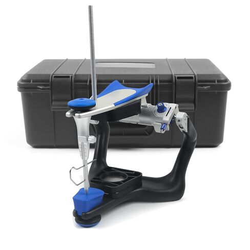 Dental Lab Fully Adjustable Articulator and Facebow Calibration Kit with Case in Kuwait