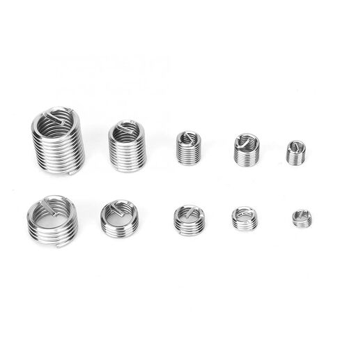 240Pcs M3 M4 M5 M6 M8 Stainless Steel Threaded Insert Helical Wire Screw Bushing Helicoil Thread Repair Recovery Tool Kit Nicely in Saudi Arabia