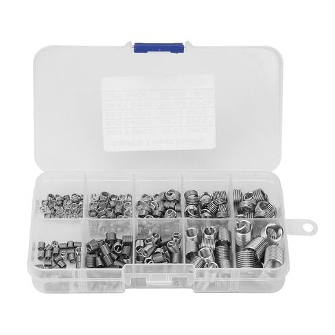 240Pcs M3 M4 M5 M6 M8 Stainless Steel Threaded Insert Helical Wire Screw Bushing Helicoil Thread Repair Recovery Tool Kit Nicely in Saudi Arabia