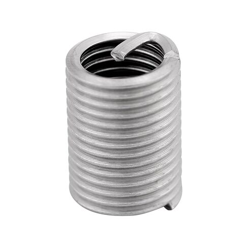 100Pcs M10*1.5 * 2.5D Stainless Steel Threaded Insert Helical Thread Repair Kit Wire Screw Bushing Sleeve Helicoil Thread Recovery Nicely in Saudi Arabia