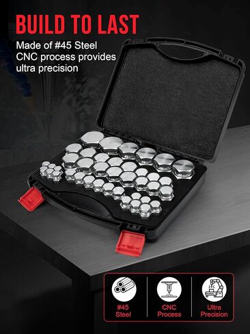 152 Pcs DIN Light &Hevy Duty Cap & Plug Assortment Hydraulic Adapter Fitting Kit Master Set, Galvanized Steel with Precision Threading Dash Sizes in Kuwait