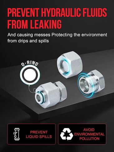 152 Pcs DIN Light &Hevy Duty Cap & Plug Assortment Hydraulic Adapter Fitting Kit Master Set, Galvanized Steel with Precision Threading Dash Sizes in Kuwait