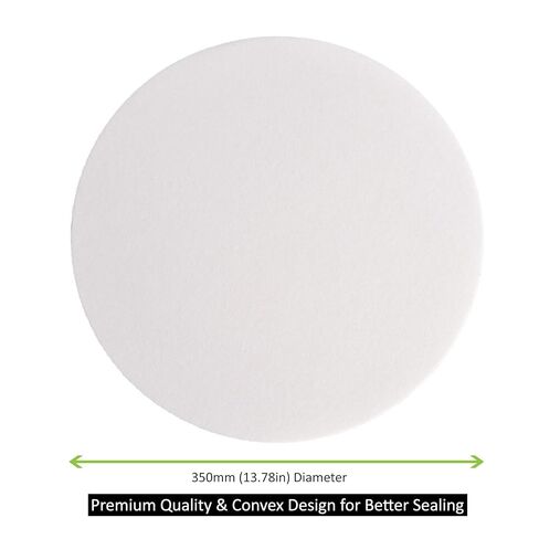 350mm Qualitative Chemistry Lab Filter Paper, 20µm-26µm Micron Particle Retention, 35cm - Fast Flow Extract Filtration - Pack of 100 in Saudi Arabia