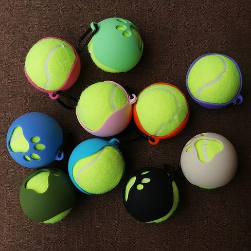Tennis Ball Holder Leash Attachment Pet Ball Cover Holder Portable Tennis Ball Clip in Kuwait