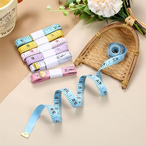 Soft Tape Measure，7-Pack Ruler 60-Inch Double-Sided Measuring Tape for Body Measurements，Weight Loss Measurement.Reverse Side 60-Inch in Saudi Arabia