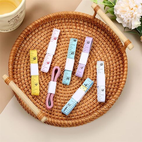 Soft Tape Measure，7-Pack Ruler 60-Inch Double-Sided Measuring Tape for Body Measurements，Weight Loss Measurement.Reverse Side 60-Inch in Saudi Arabia
