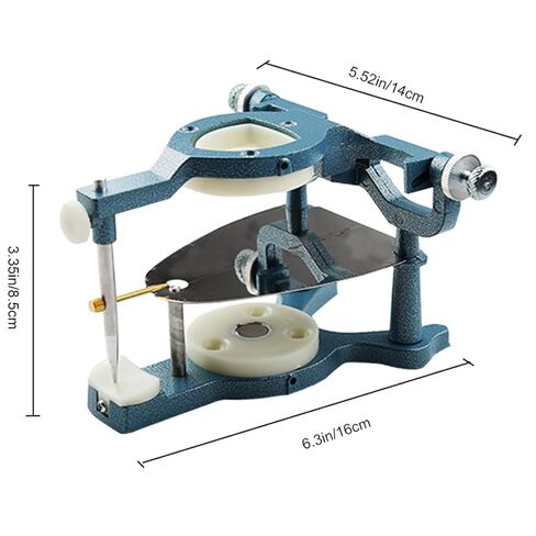 Dental Magnetic Articulator Adjustable Denture Articulator Dental Lab Instruments Small Size Type A Articulator for Clinic, Dentists and Student (Black) in Saudi Arabia