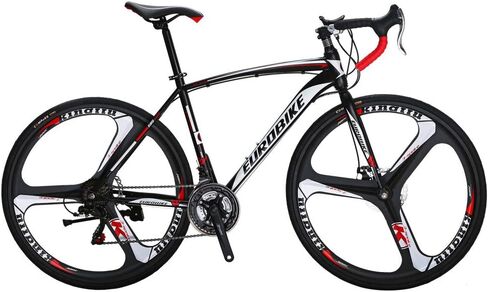EUROBIKE HY XC550 700C Road Bike 21 Speed for Adults Men and Women | Road Bicycle, Disc Brake, Race Bike, for Beginner to Intermediate Bicycle Riders in Kuwait