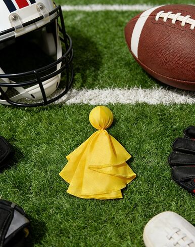 Professional Football Penalty Flag Rerefee Fan Tossing Flags Party Accessory Red/Yellow (Yellow) in Saudi Arabia