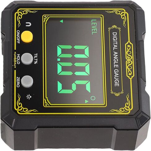 Zunate Digital Inclinometer, Electronic Level Angle Finder with Backlit LCD Screen and Magnetic Base for Woodworking, IP65 Water Proof Aluminum Frame in Saudi Arabia