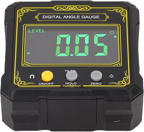 Zunate Digital Inclinometer, Electronic Level Angle Finder with Backlit LCD Screen and Magnetic Base for Woodworking, IP65 Water Proof Aluminum Frame in Saudi Arabia