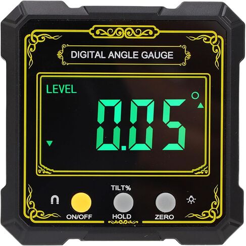 Zunate Digital Inclinometer, Electronic Level Angle Finder with Backlit LCD Screen and Magnetic Base for Woodworking, IP65 Water Proof Aluminum Frame in Saudi Arabia