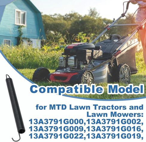 AUMEL 2 قطعة 732-0963 زنبرك تمديد لجزازة العشب MTD Craftsman Troy-Bilt 50 Dia X 6.37Lg Z Force SLT GT LT 1040 1042 استبدال 732-0963 in Kuwait