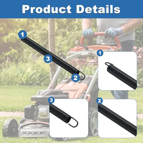 AUMEL 2 قطعة 732-0963 زنبرك تمديد لجزازة العشب MTD Craftsman Troy-Bilt 50 Dia X 6.37Lg Z Force SLT GT LT 1040 1042 استبدال 732-0963 in Kuwait